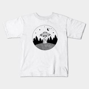 Alien Abduction Kids T-Shirt